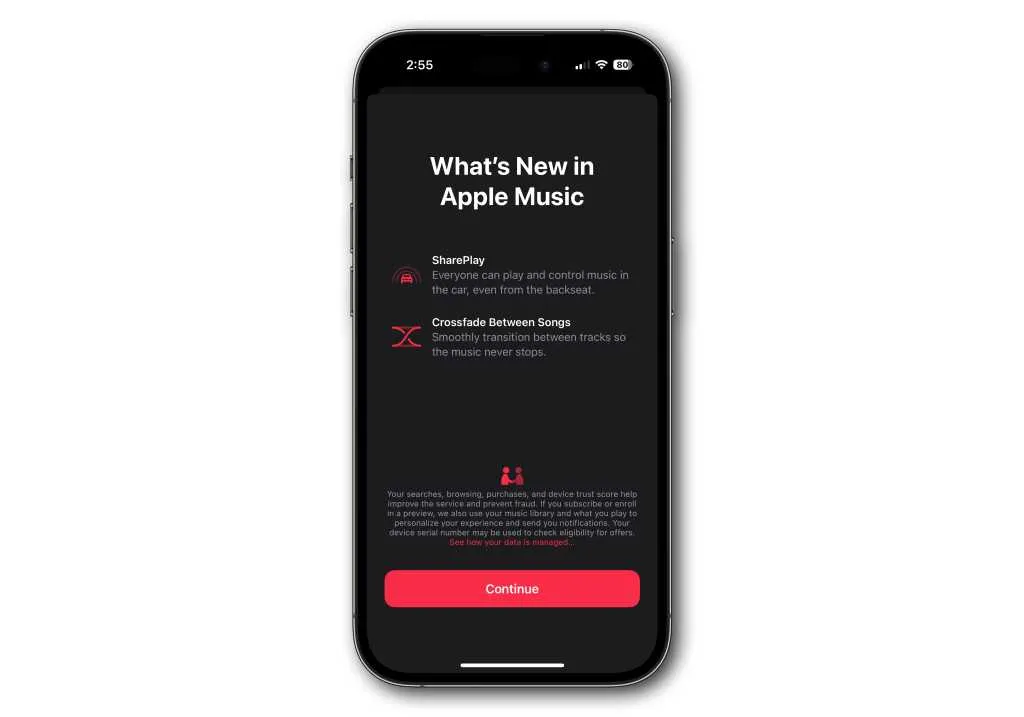 Jak skonfigurować przenikanie w Apple Music na iOS 17
