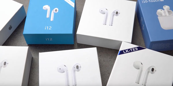 7 Ranking kopie AirPods Papytalne parodie lub przyzwoite analogi ?