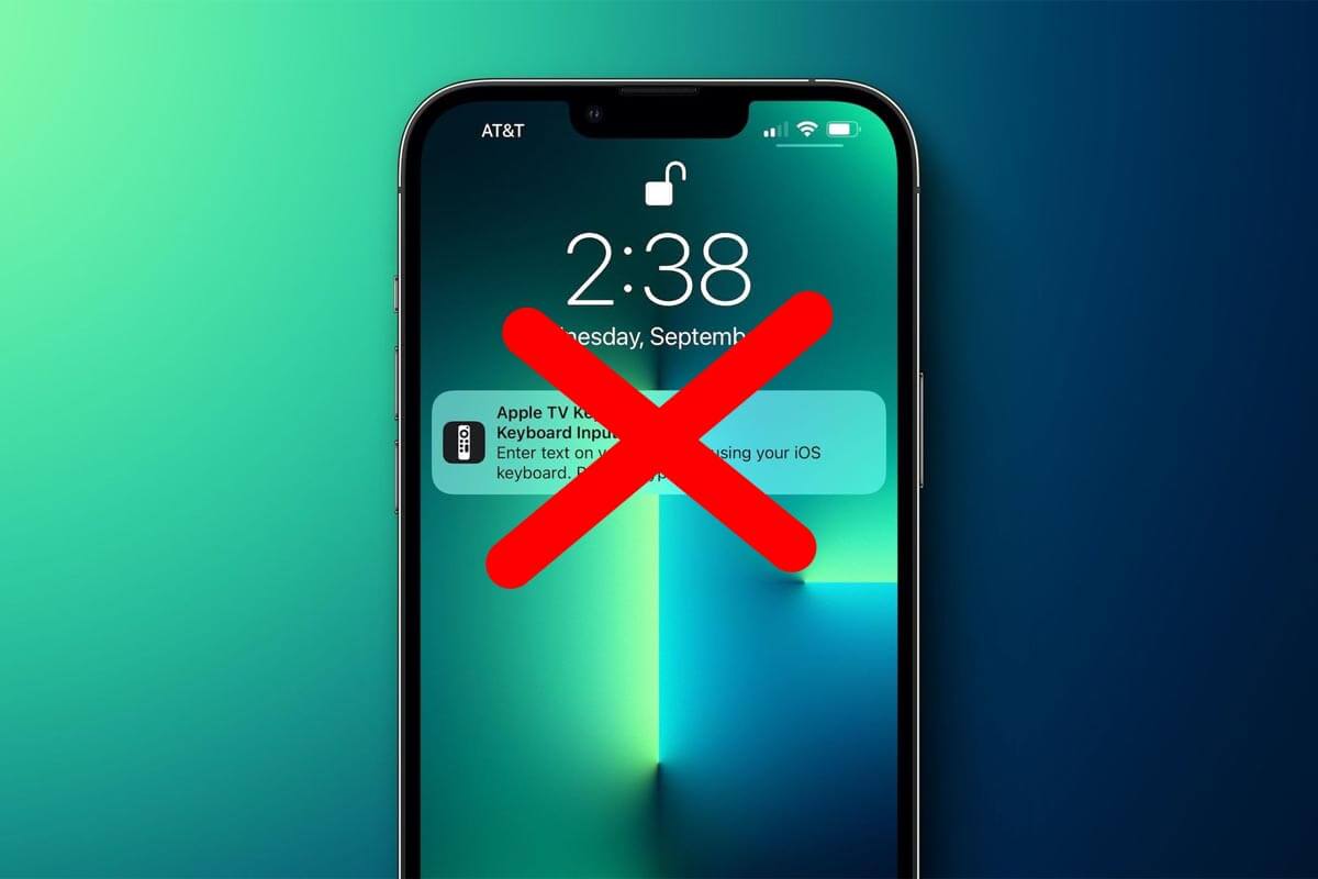 Jak wyłączyć powiadomienia o klawiaturze Apple TV w iOS 151
