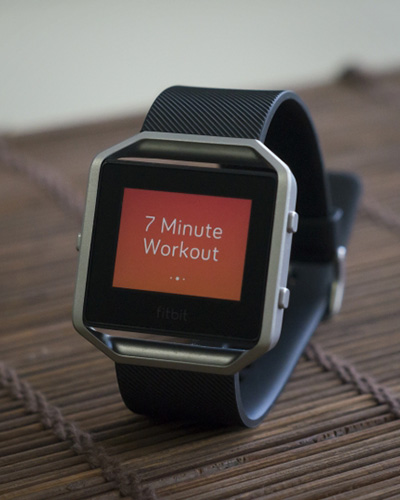 Sports Smart Watch Review Fitbit Blaze