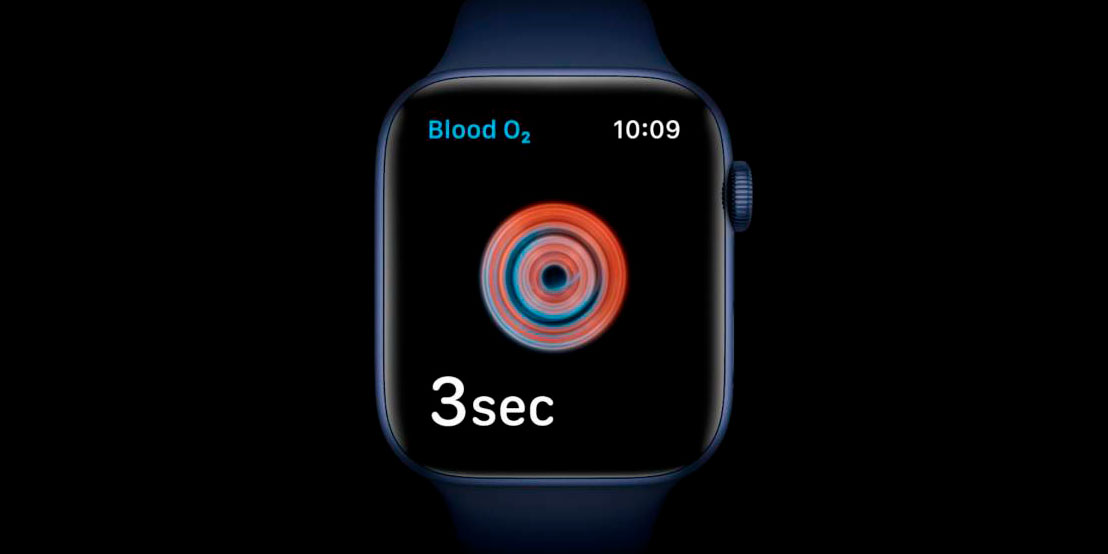 W jaki sposób pomiar tlenu krwi na Apple Watch Series 6