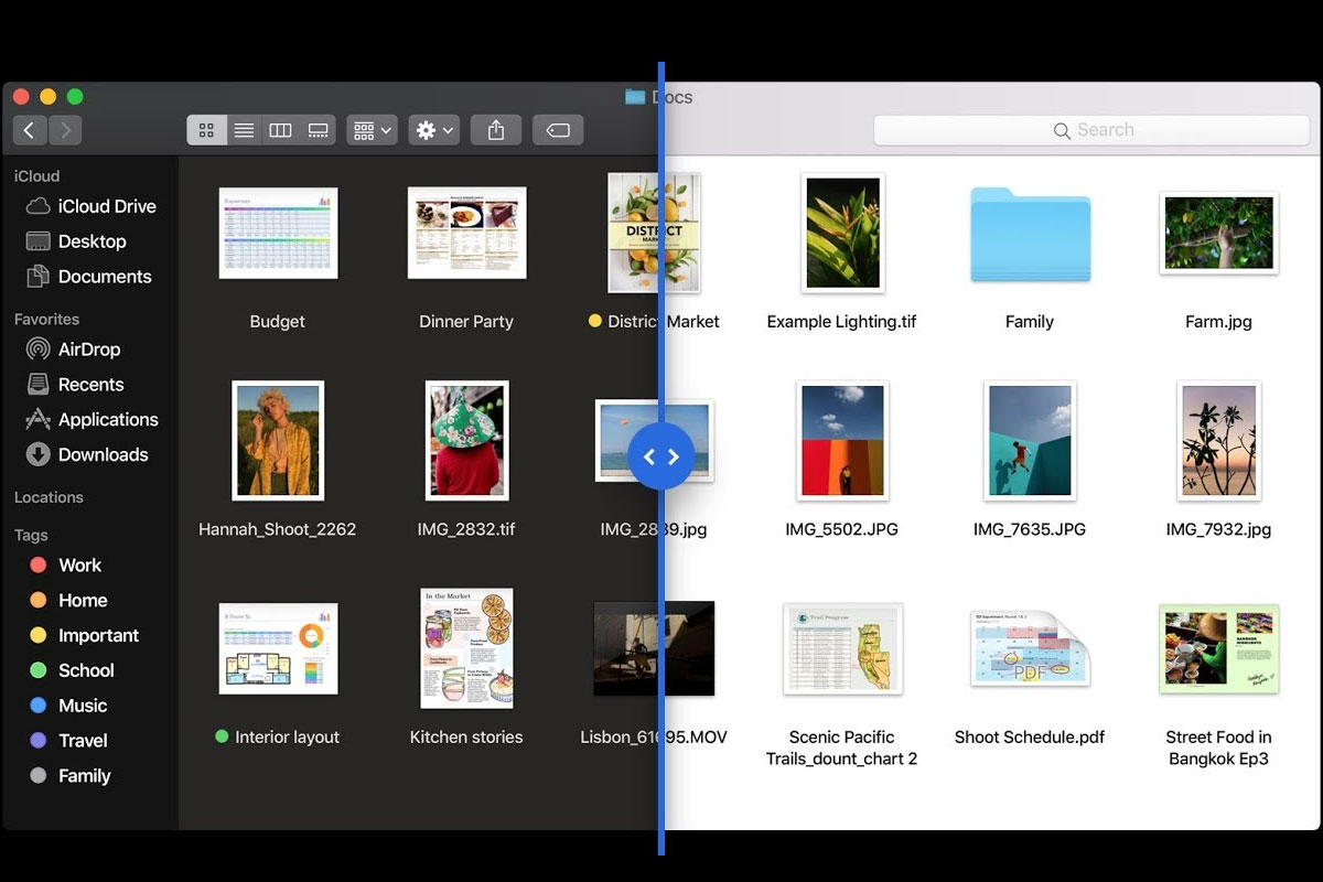 Skonfiguruj automatyczne włączenie ciemnego motywu w MacOS