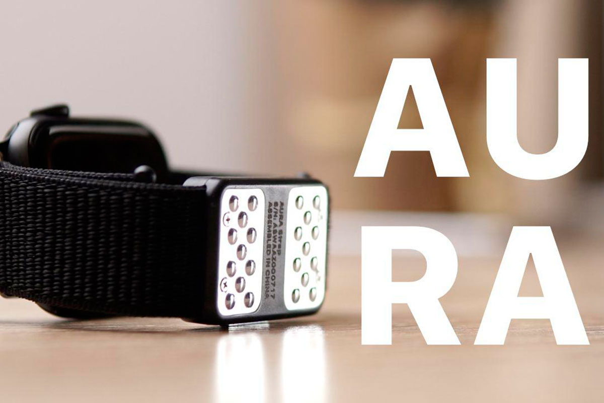 Przegląd inteligentnego paska pasek Aura dla Watch Apple