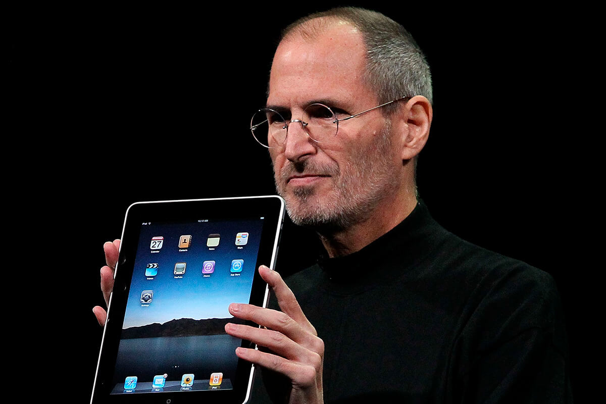 Jakie były tabletki do ogłoszenia iPad Steve Jobs
