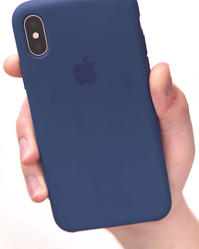 Recenzja wideo oryginalnej okładki Apple Silikonowa skrzynka dla iPhone X