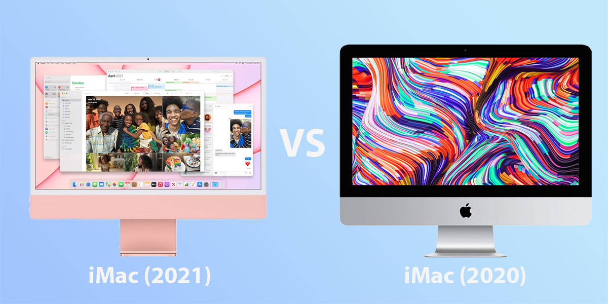 Porównanie charakterystyki Apple IMAC M1 (2021) I IMAC Intel (2020)