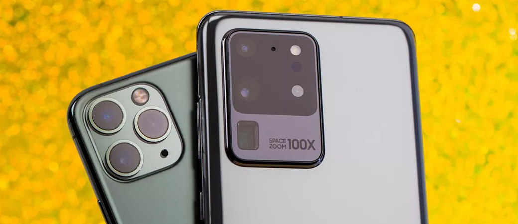 Porównanie cech iPhone 11 Pro Max i Galaxy S20 + / S20 Ultra