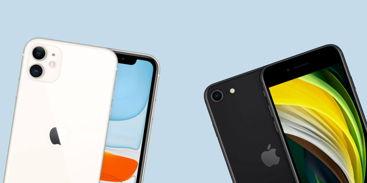Porównanie kamer iPhone SE 2 (2020) i iPhone 11