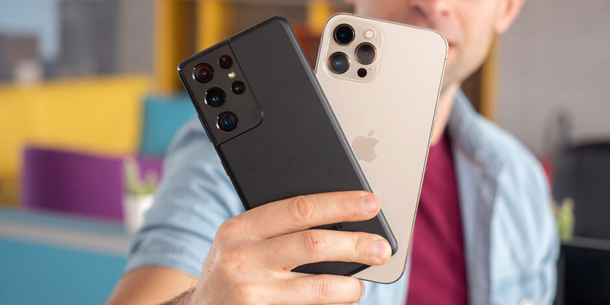 Porównanie kamer Samsung Galaxy S21 Ultra VS iPhone 12 Pro Max