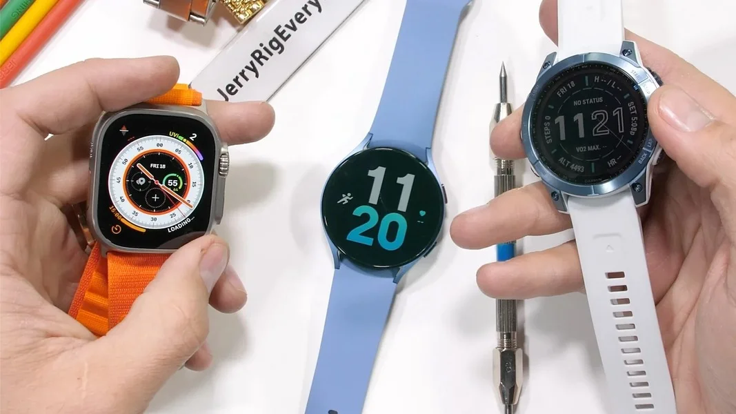 Porównanie szklanego Apple Watch Ultra z innymi modelami inteligentnych zegarków