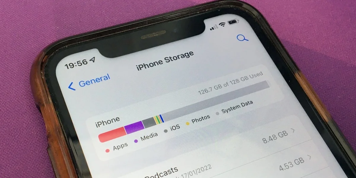 Dane systemowe iPhone co to jest