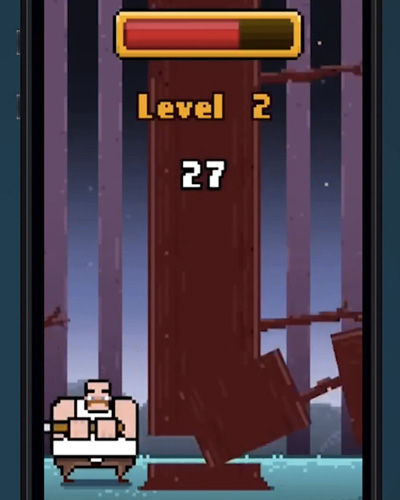 Przegląd gry Timberman - rozgrywka iPhone