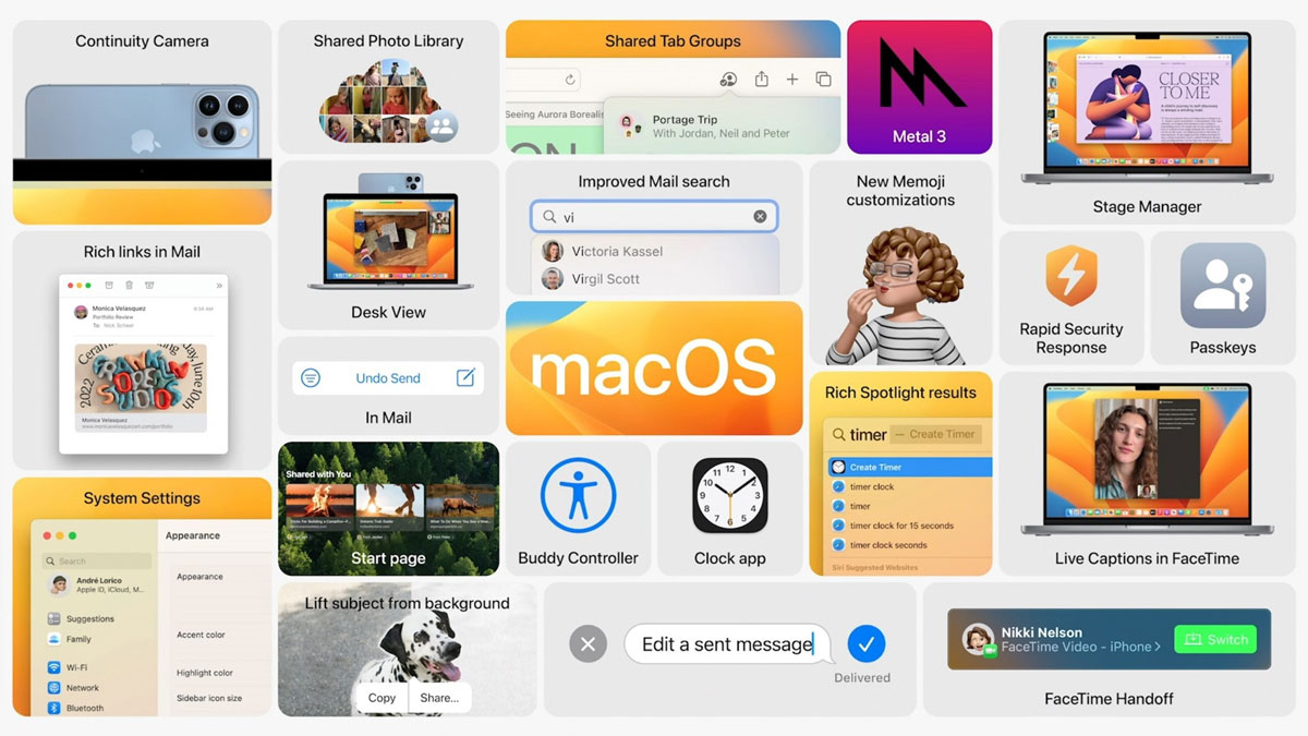 13 funkcji macOS 13 Ventura
