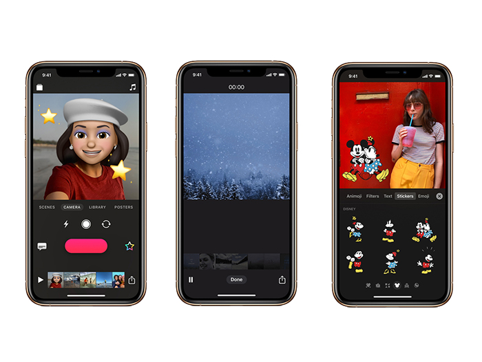 Apple Clips Aplikacja Otrzymana obsługa Memoji i Animoji