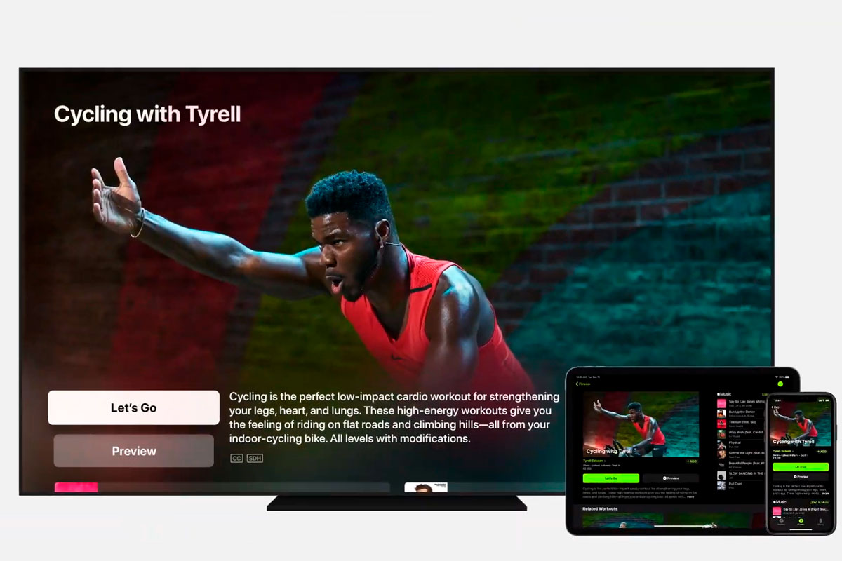 Apple Ogłoszono nową usługę fitness Apple Fitness +