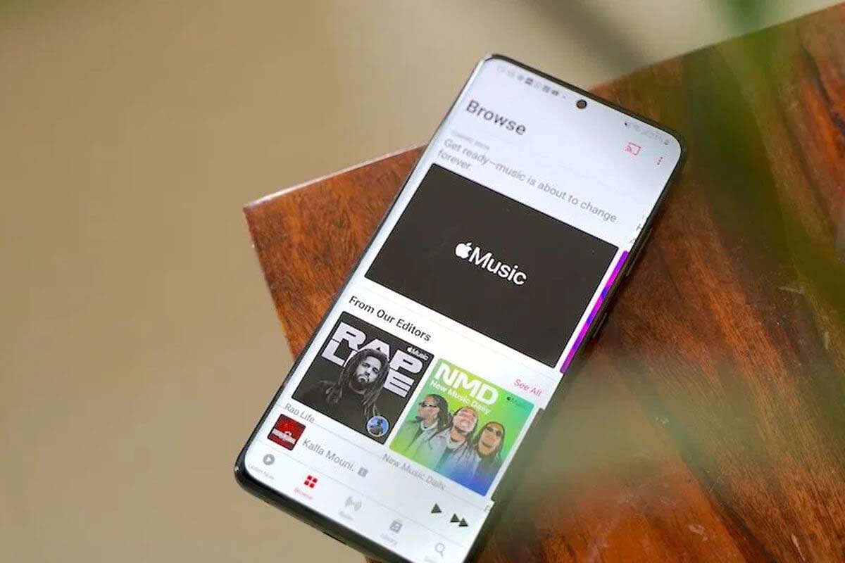 Apple Music Android nie obsługuje dźwięku przestrzennego