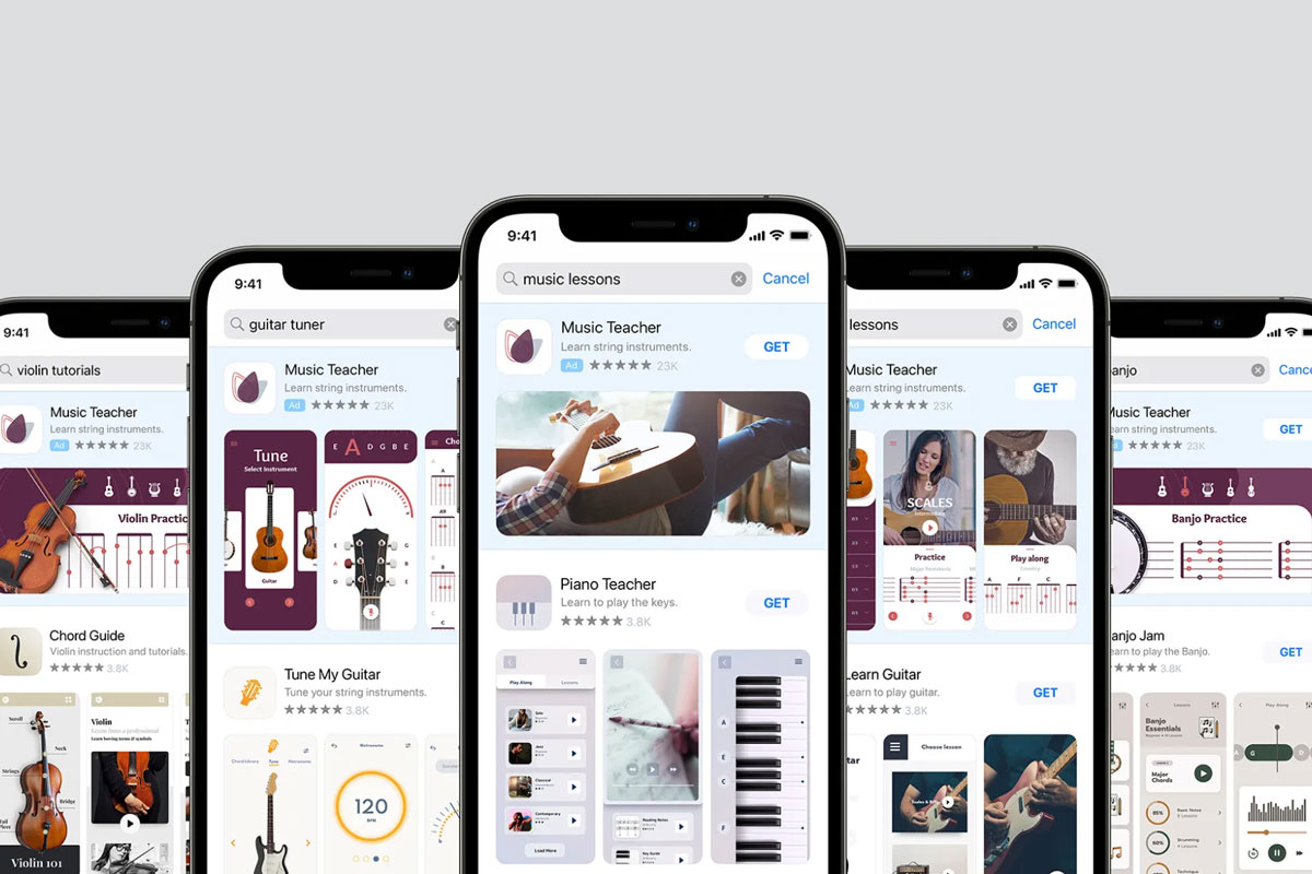 Apple Uruchomione niestandardowe aplikacje reklamowe wewnątrz App Store