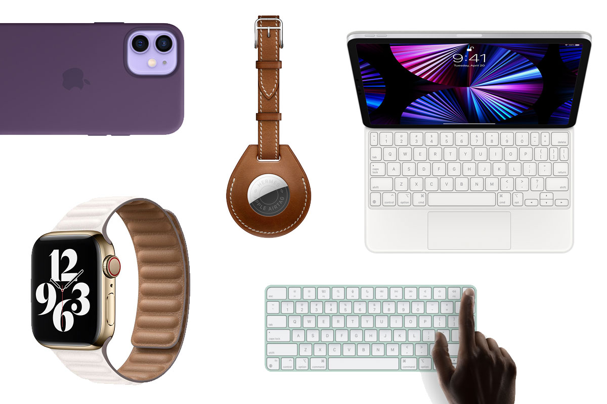 Apple Pokazano nowe akcesoria : Okładki Magsafe i paski Apple Watch, Airtag