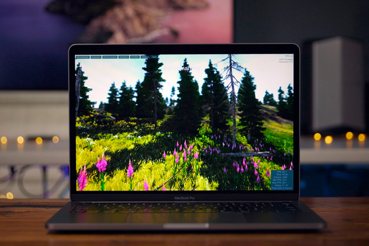 MacBook z procesorem jabłkowym silikonem A14x zapalił się w Gekbeng
