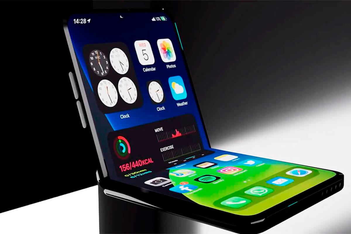 Słuchaj : Apple zwolni 7- Cal IPhone Fold w 2023 Rok