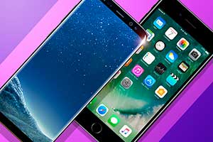 Czas pracy baterii : iPhone 7 Plus vs Samsung Galaxy S8 +