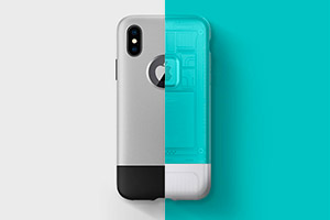 Fani klasyków : Nowe okładki Spigen dla iPhone X w stylu imac g3 i iPhone 2g