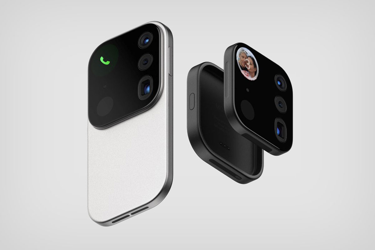 Projektant zademonstrował prototyp z aparatu wymiennego iPhone