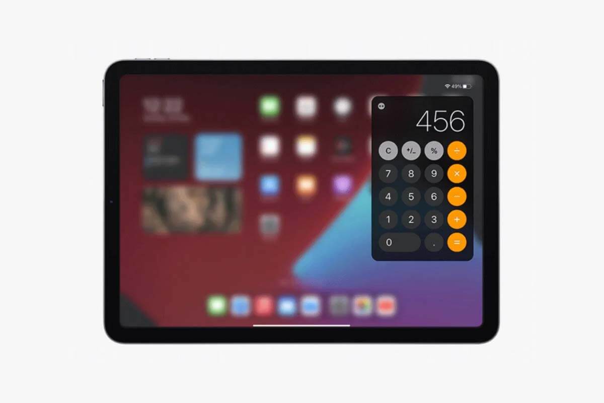 Koncepcja : Kalkulator aplikacji na iPad