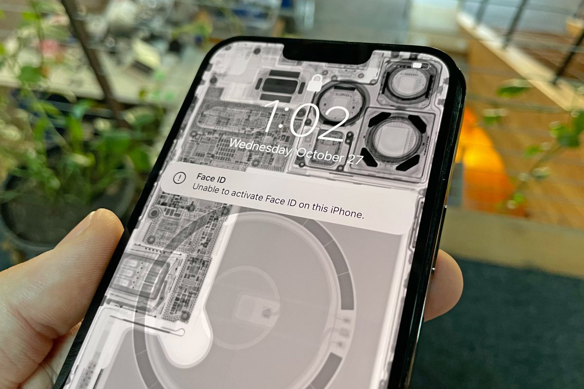 iFIXIT Potwierdzone Wyłącz Identyfikator twarzy Po naprawie wyświetlacza iPhone 13