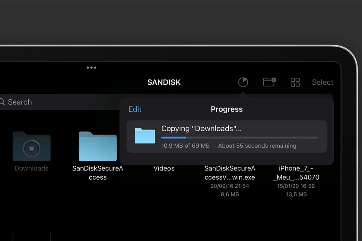 W iPados 15 pojawiło się częściowe wsparcie NTFS