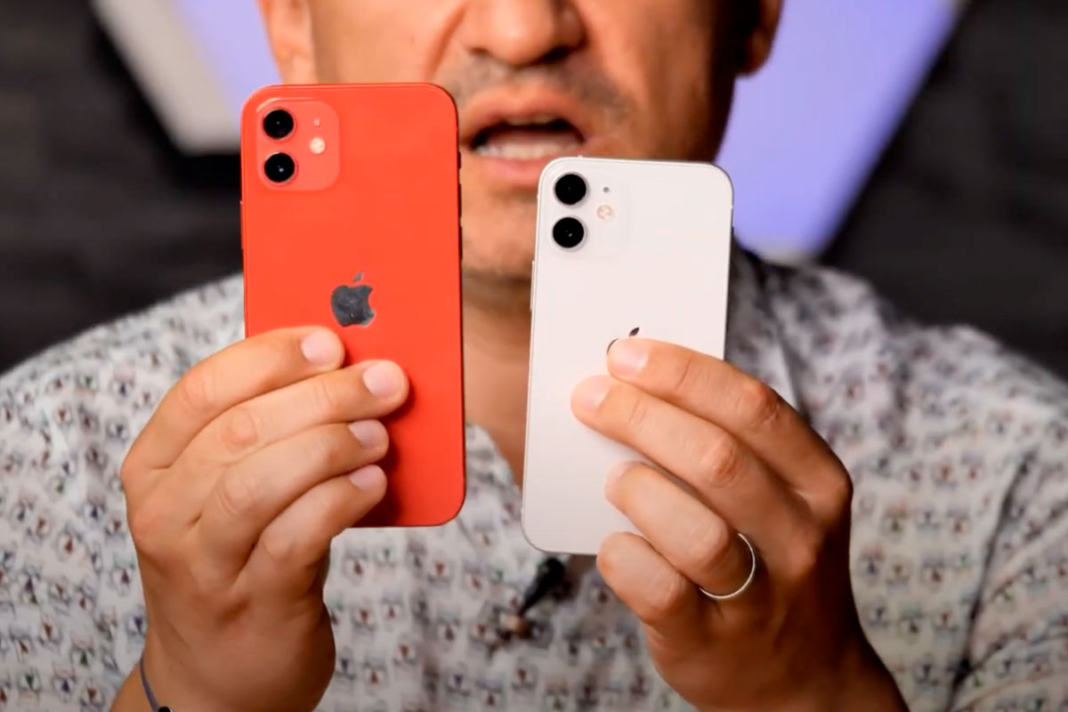 iPhone 12 mini Zapal się na wideo Rumuńskiej Jutter