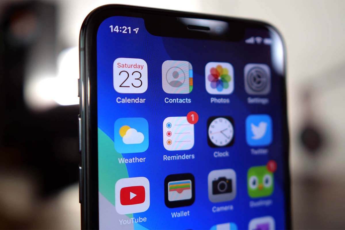 Wycinanka na ekranie iPhone może być ukryty przez ruchomy element