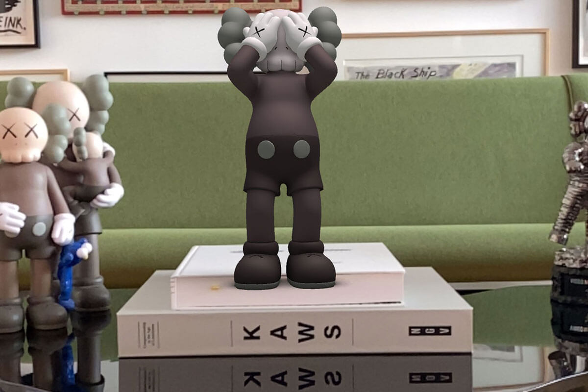 KAWS Uruchomia serię rzeźbów o rozszerzonej rzeczywistości