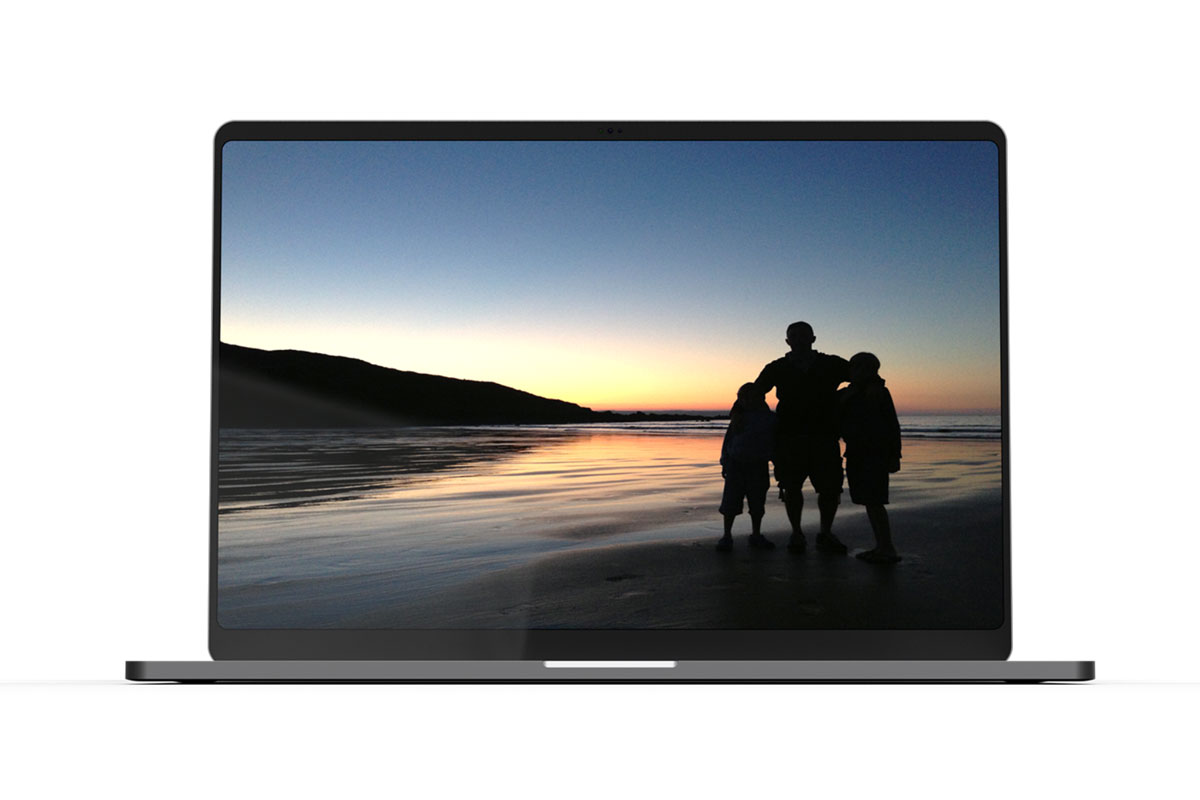 Koncepcja MacBook Pro 16 "(2021) z procesorem m1x