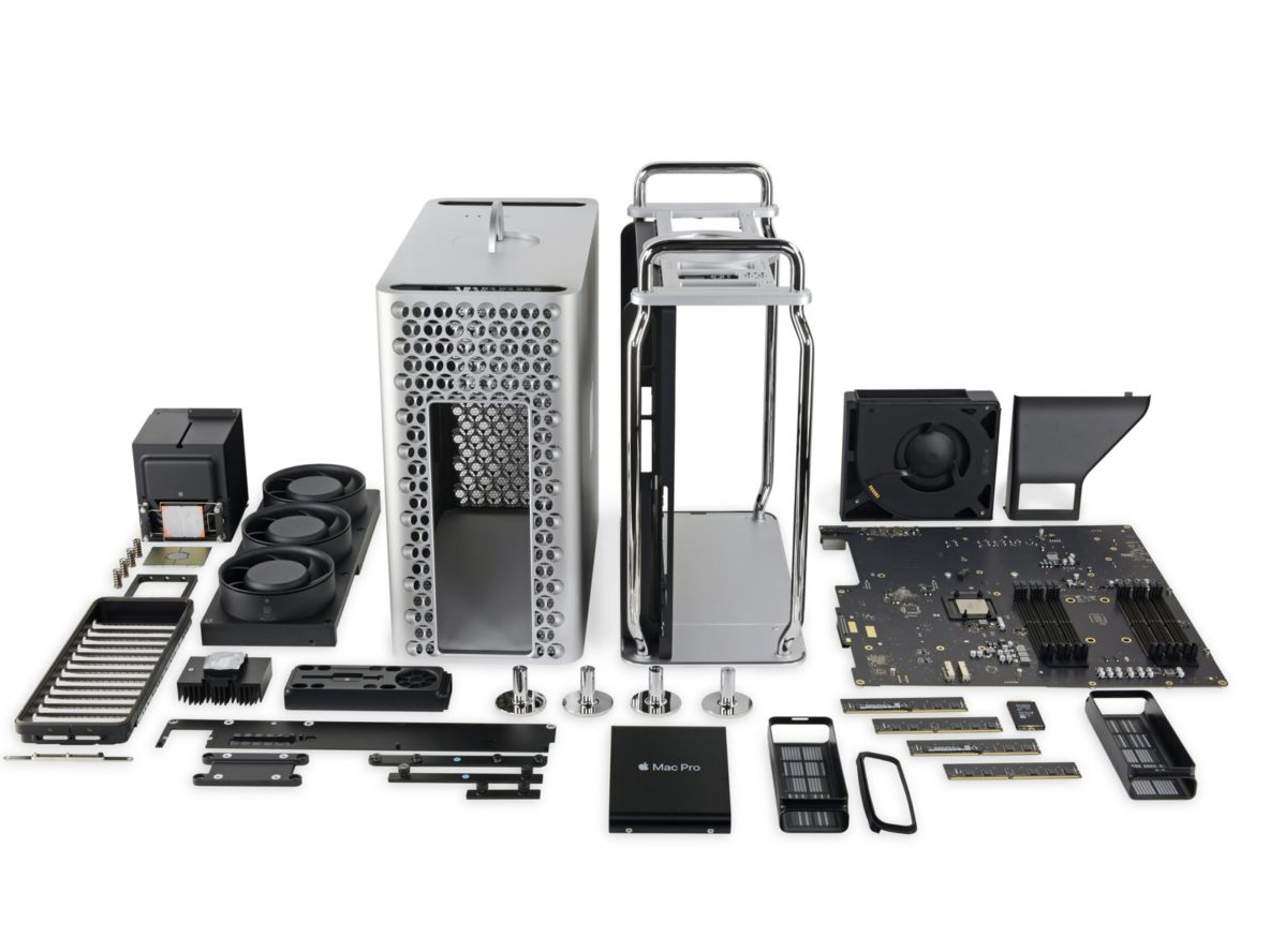 Mac Pro 2019 - Większość produktów naprawczych Apple
