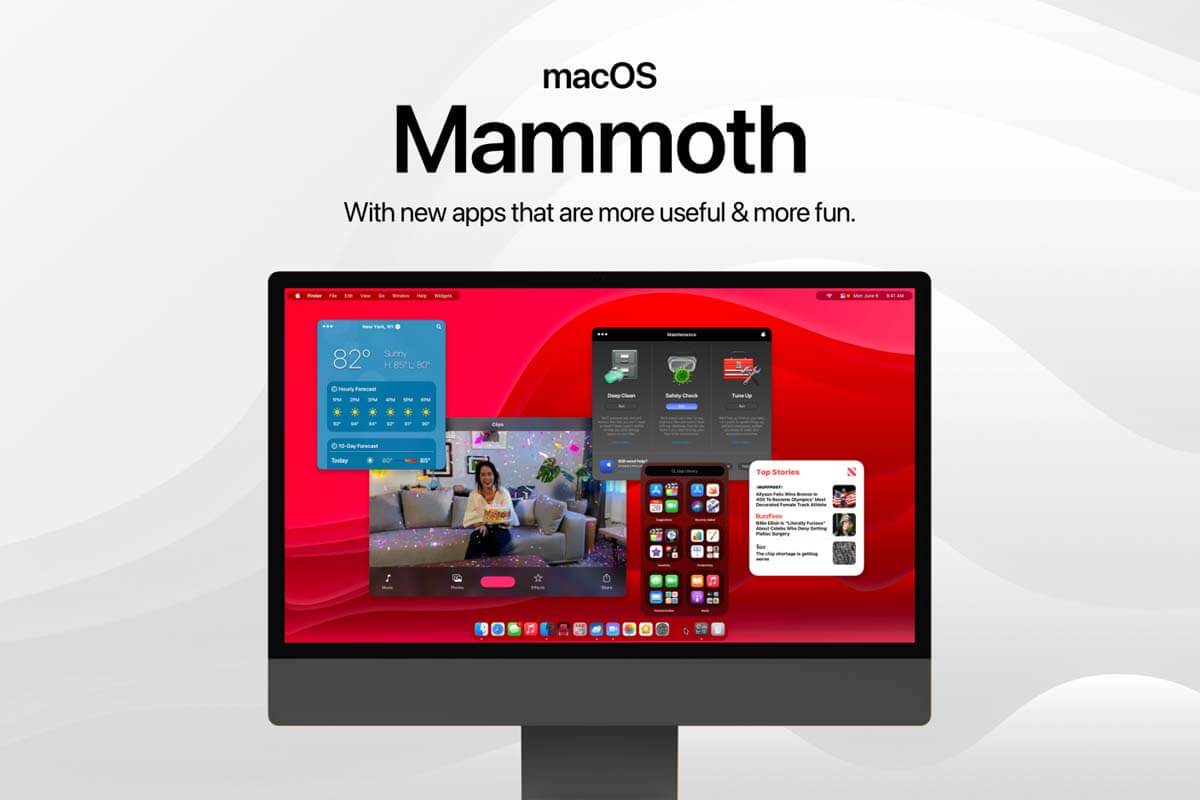 Koncepcja MacOS 13: Narzędzie do czyszczenia systemu i nowe aplikacje