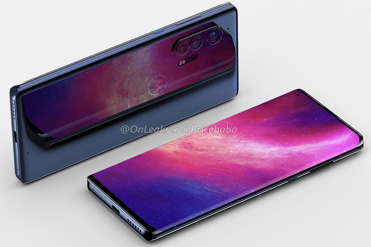 Motorola działa na telefonie bez ramek