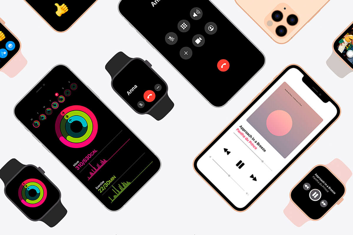 Na stronie Apple strona internetowa o udostępnianiu iPhone i Apple zegarek