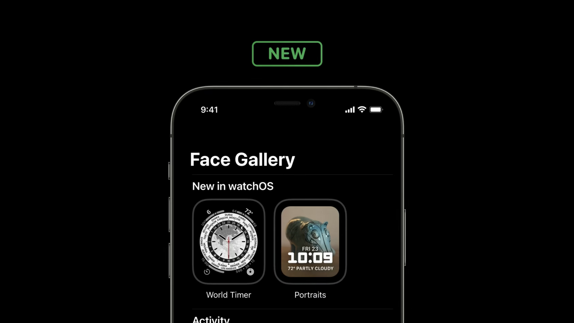 Nowa tarcza dla Apple Watch zauważyła na WWDC 2021