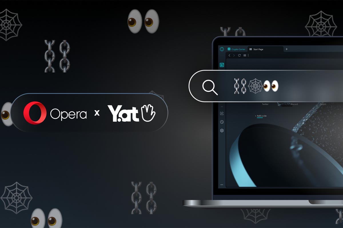 Opera dodaje adresy internetowe z emotikonami