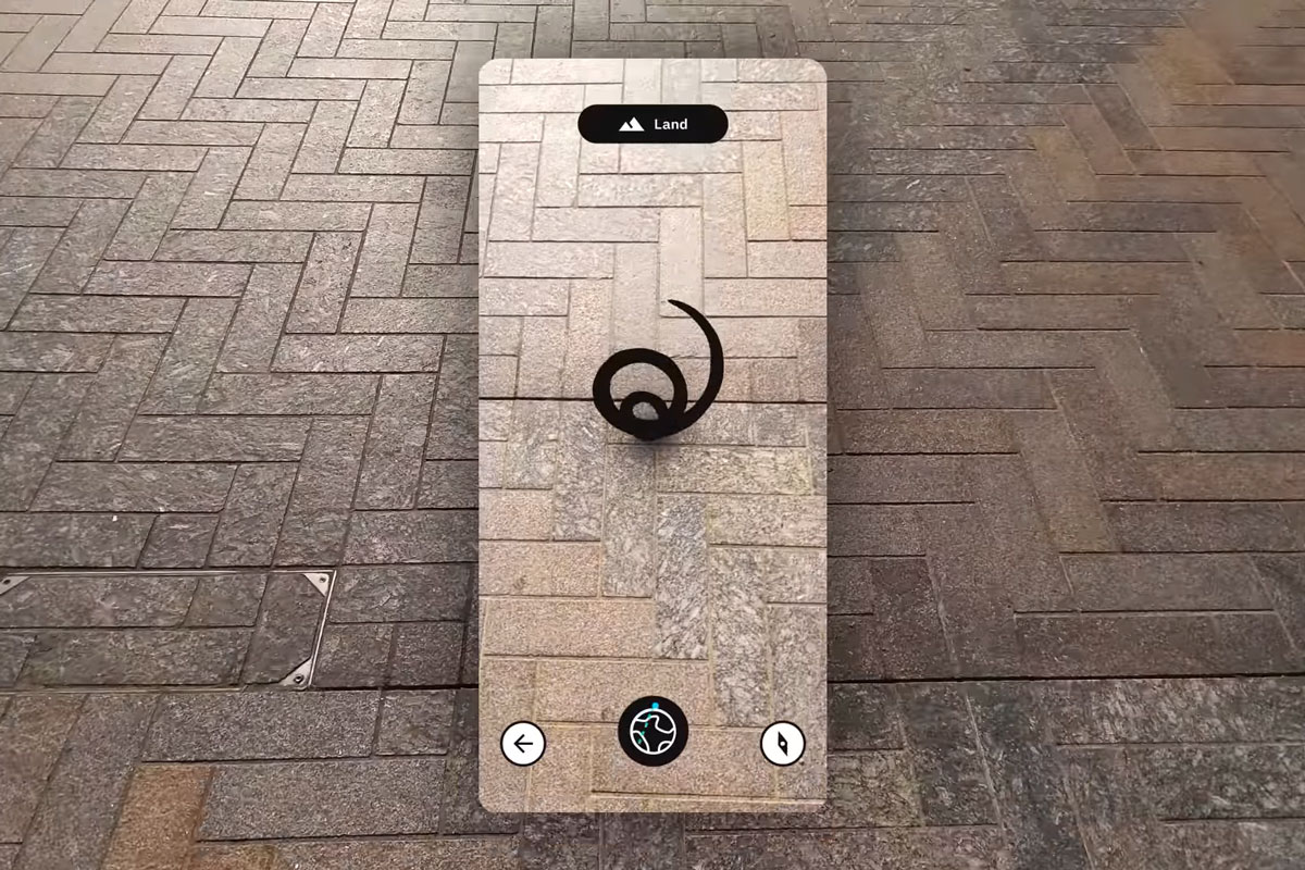 Rozwój Google AR: Tunel przez ziemię i szybując slajdów ze zdjęcia