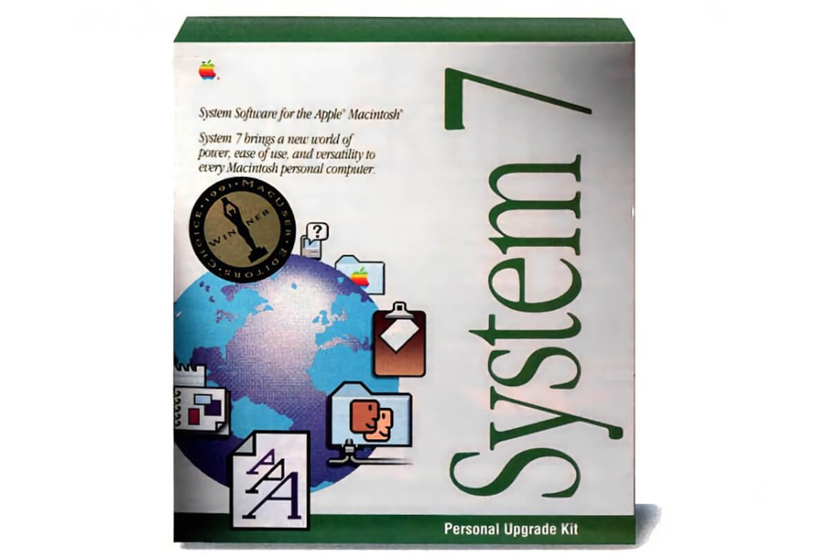 System operacyjny System 7 Obrócony 30 Lata