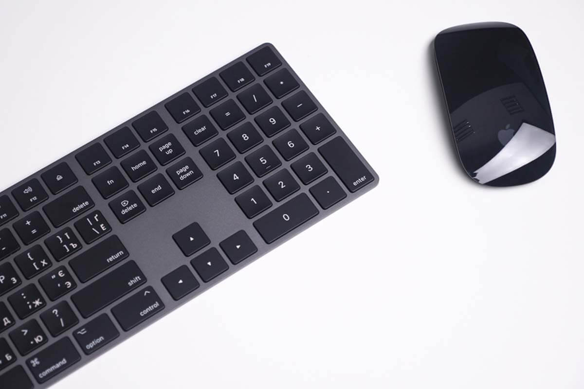 Czarny M AGIC Klawiatura, mysz i Trackpad już nie sprzedawane