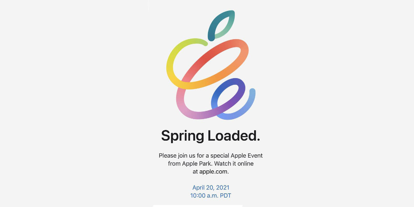 Wiosenna prezentacja Apple 20 21 odbędzie się 20 kwietnia