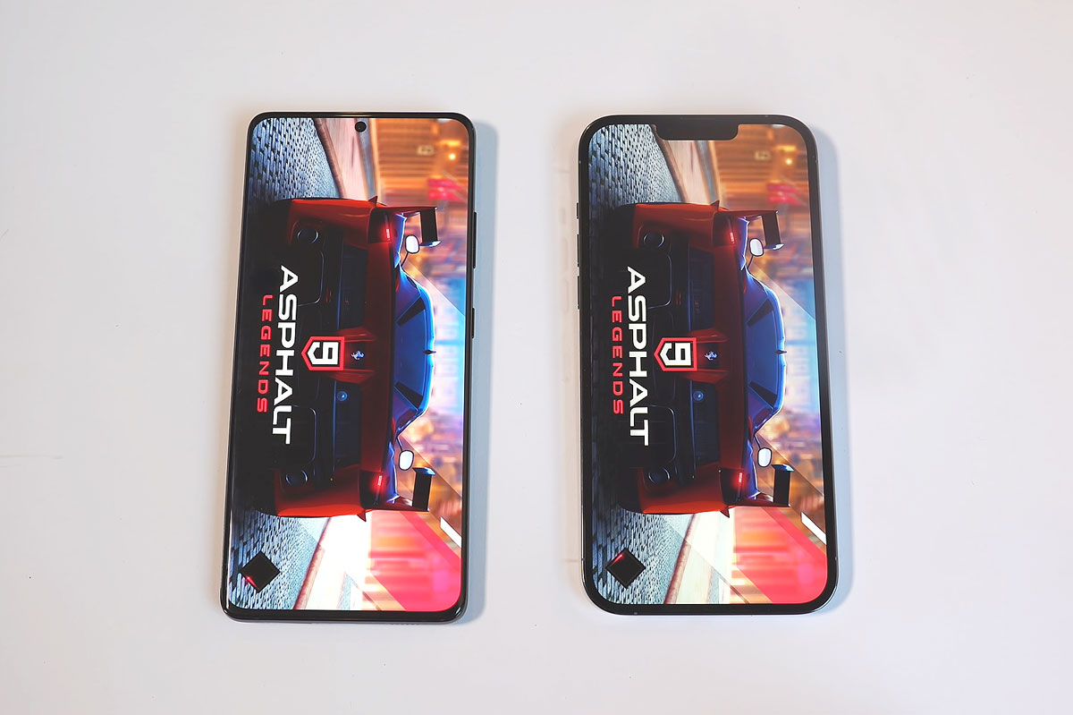 Porównanie prędkości iPhone 13 Pro Max i Samsung S21 Ultra