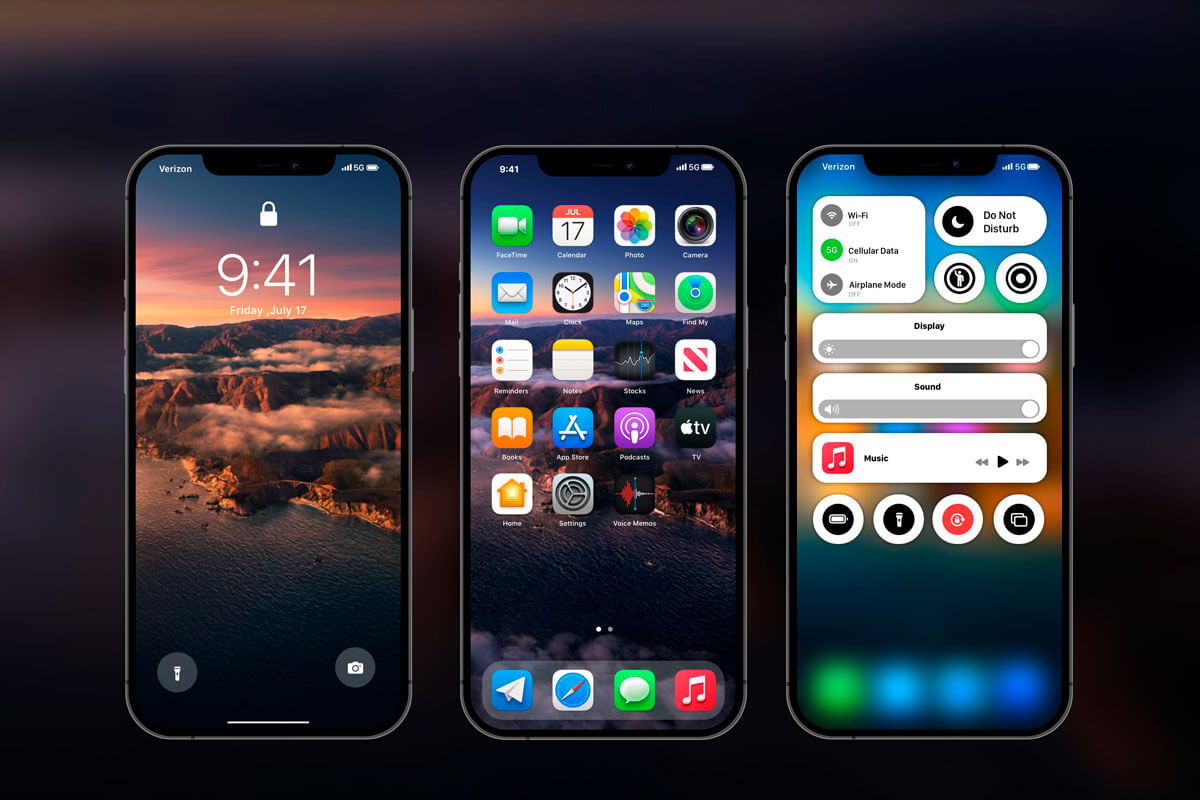Sieć pojawiła się koncepcja iOS 15