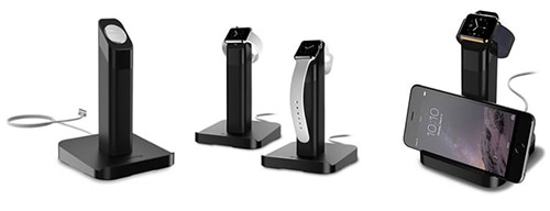 Stojak Griffin WatchStand Black dla Apple Watch i iPhone