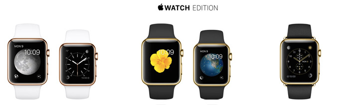 Smartwatch Apple Watch Edition 38mm 18-Karat Yellow Gold Modern Buckle Bright Red