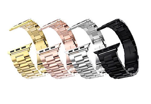 Pasek metalowy HOCO Stainless Steel Black dla Apple Watch Ultra 49mm | 45mm | 44mm | 42mm 