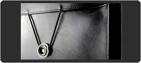 Skórzane etui d-park Postman Coffee dla Apple Macbook 12